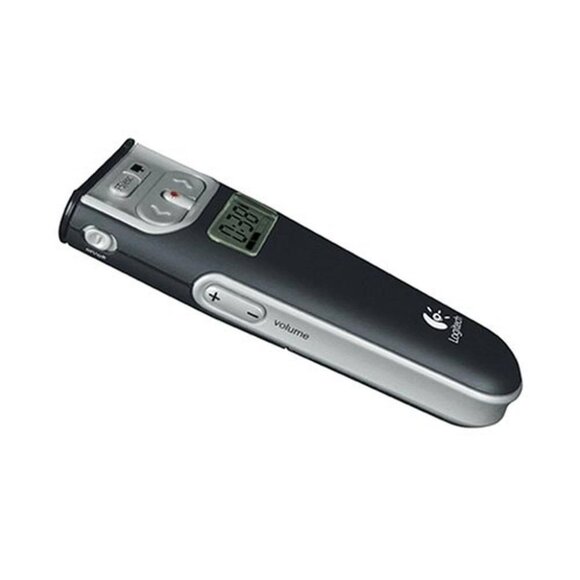 Logitech 2.4 GHz Cordless Presenter LCD Timer 50 Foot Range with Carrying Case - Picture 2 of 6